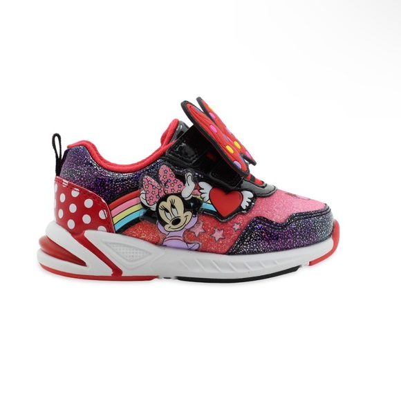 Minnie Mouse Toddler Girls Light Up Kids Athletic Shoes Children Sneaker New - Picture 2 of 6